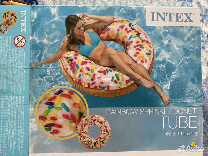 Надувной пончик