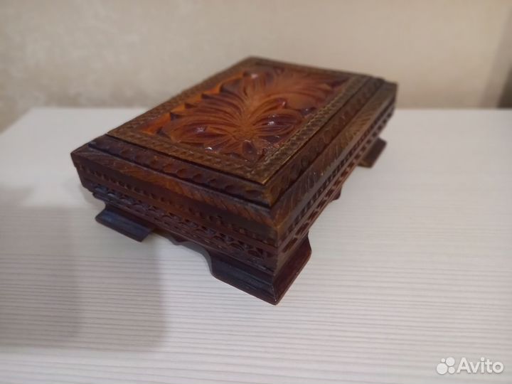 Шкатулка деревянная СССР