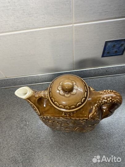 Кувшин квасник СССР обливная керамика