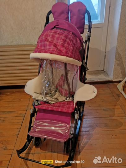 Санки коляска ника 7