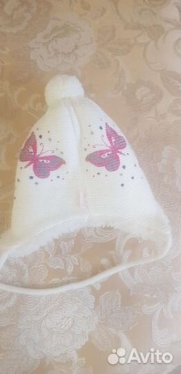 Шапка детская для девочки зимняя