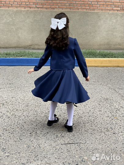 Школьная форма для девочки 134 темно синяя