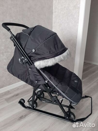Санки коляска nika 7-5sk