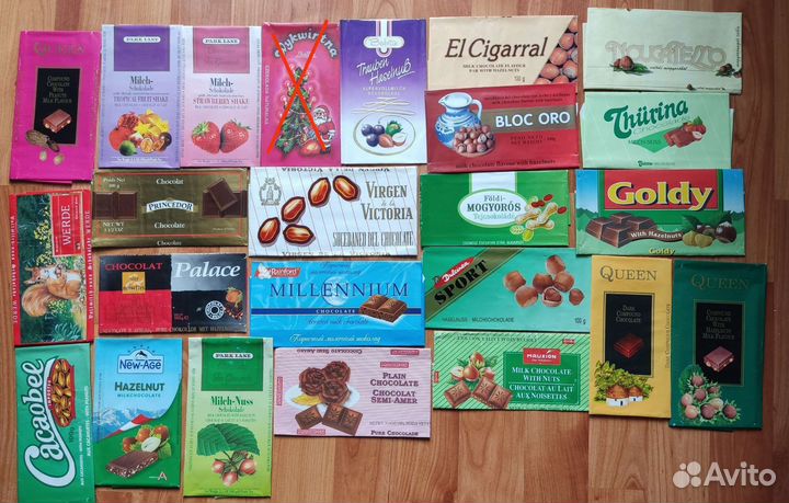 Этикетки,обертки от шоколада 2