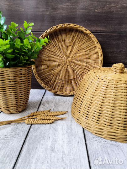 Хлебница, корзина плетеная