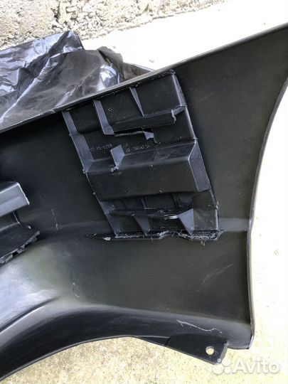 Передний бампер некрашенный Ваз 2110 2111 2112