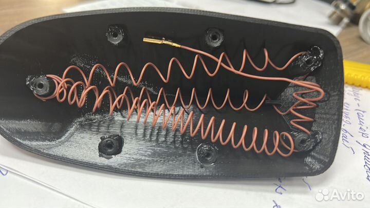 Антенна на Kia Rio 4 и Hyundai серебристая