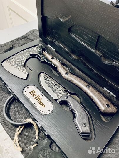 Подарочный набор топор нож викинг