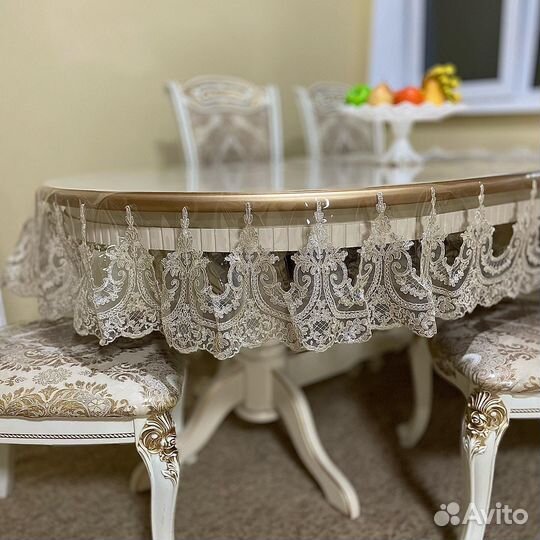 Скатерть силиконовая, прозрачная