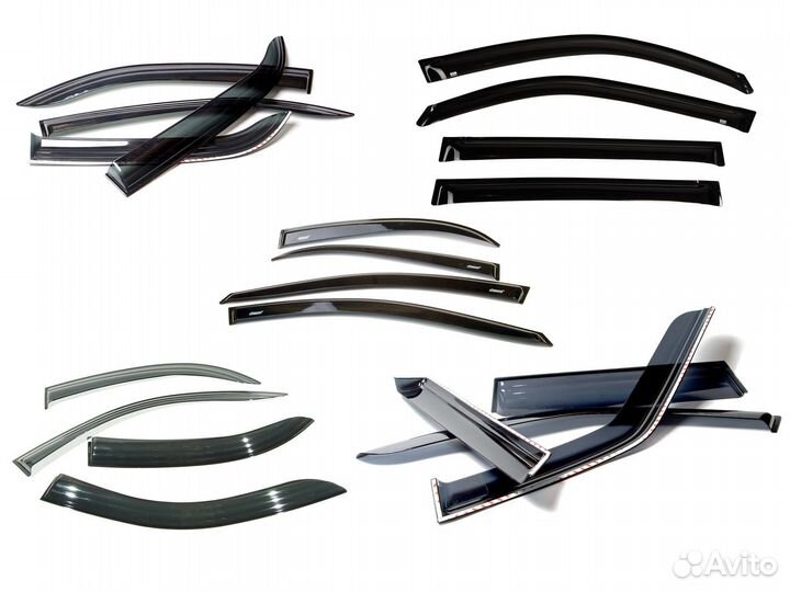 Ветровик накладной skyway Honda Logo