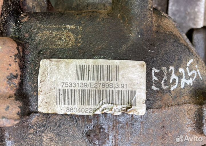 Задний редуктор бмв Х3 е83 3.91