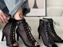 Туфли ботильоны для танцев high heels