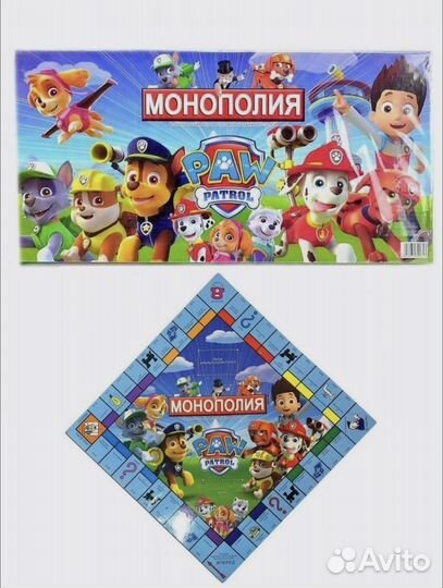 Монополия щенячий патруль