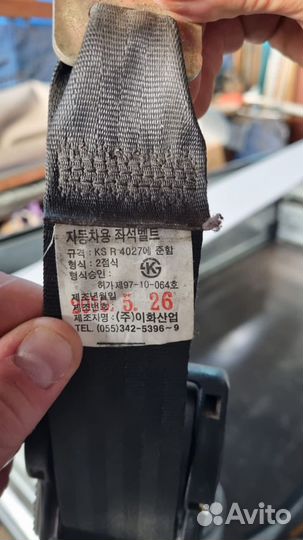 Ремни безопасности двухточечные для автобуса