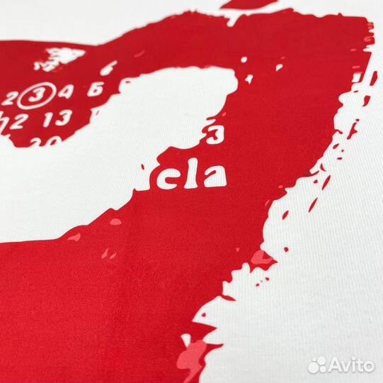 Футболка Maison Margiela оверсайз шикарная (Хит)