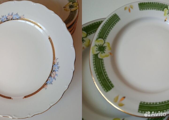 Тарелки СССР 6 штук. Тарелка Чехия