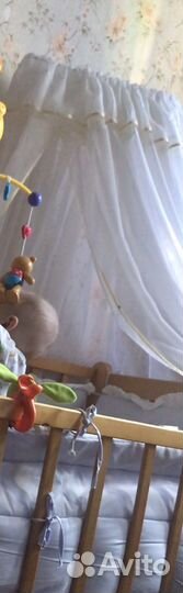Балдахин и бортики в кроватку