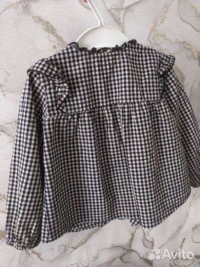Блузка рубашка zara 98 104