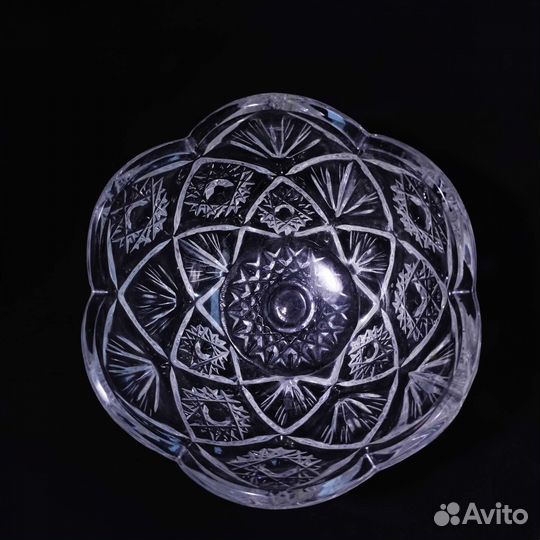Салатник хрустальный СССР