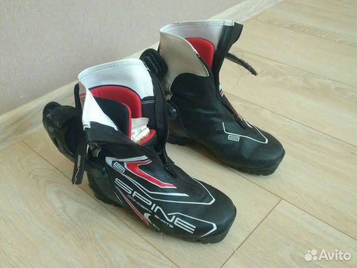 Лыжные ботинки 35р NNN, Spine детские