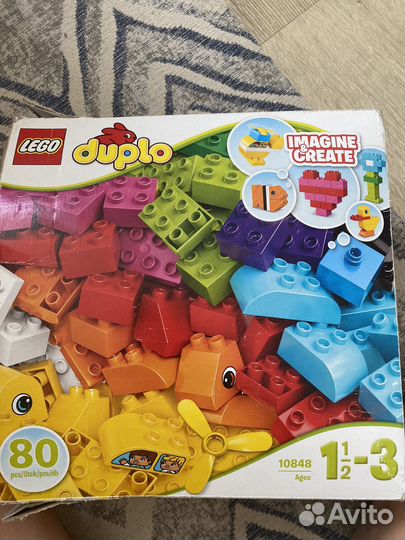 Lego duplo - 2 набора (дом и кубики)