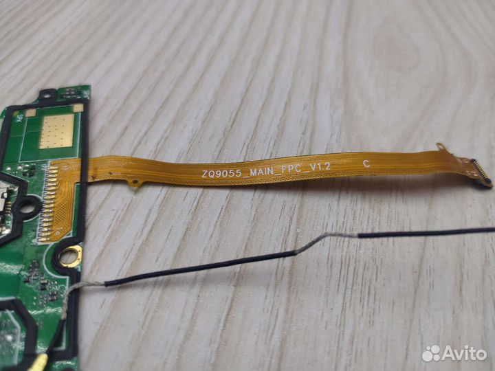 Нижняя плата с разъёмом микрофоном ZTE blade L4