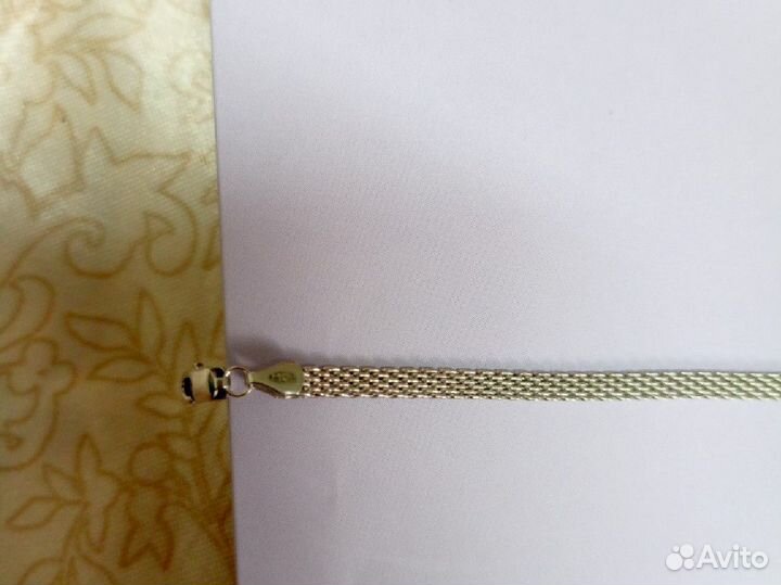 Колье чокер серебро 925 пробы