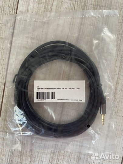 Кабель AUX KabelDirekt Pro 3м