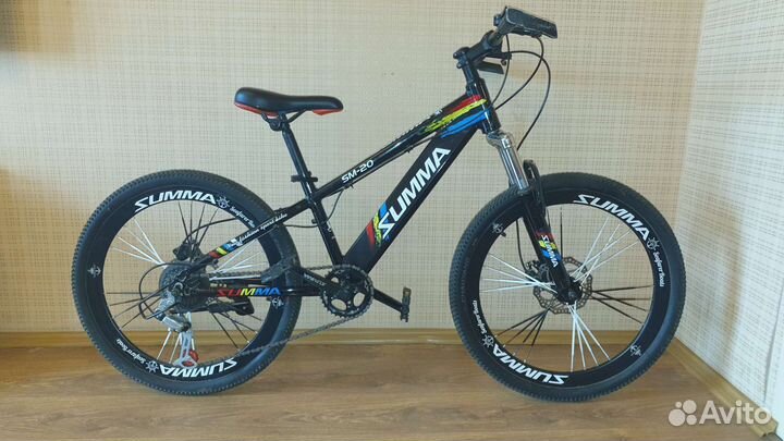 Велосипед подростковый 24 колёса, рама алюминий