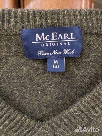 Пуловер мужской Европа 100% шерсть на 48 р