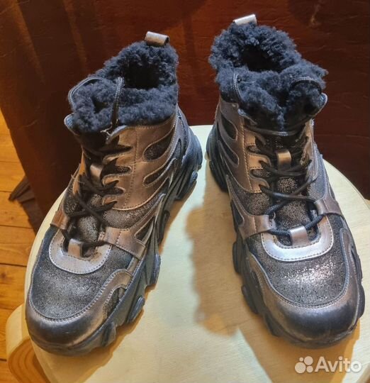 Ботинки зимние натуральная кожа