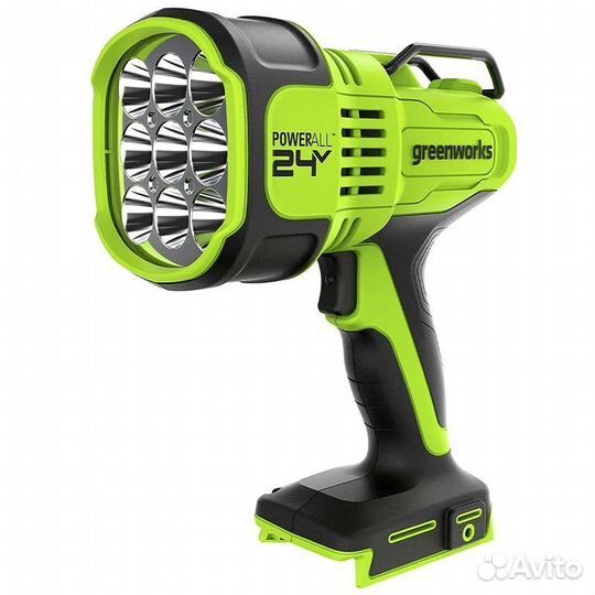 Фонарь-прожектор светодиодный аккумуляторный Green