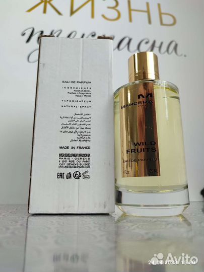 Парфюм оригинал тестер Мансера