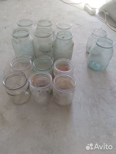 Банночки стеклянные до 1,5 литра