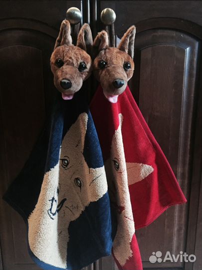 Полотенце махровое Собака 35х35 см