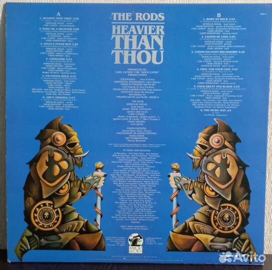 THE rods 1987 Heavier Than Thou