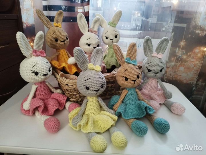 Зайчик, игрушка hand made