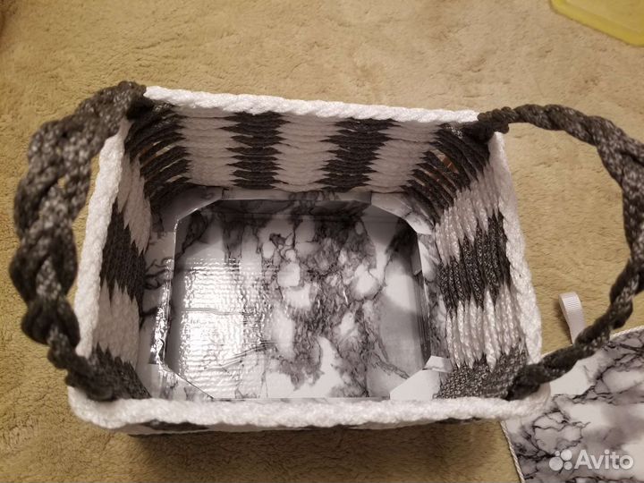 Корзинка для мелочей с секретиком,хэндмейд