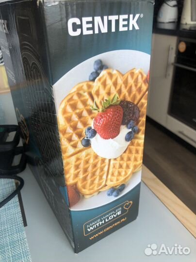 Вафельница centek новая