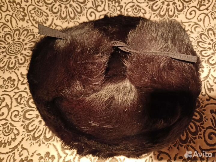 Мужская зимняя шапка ушанка заяц