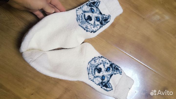 Носки и варежки хаски