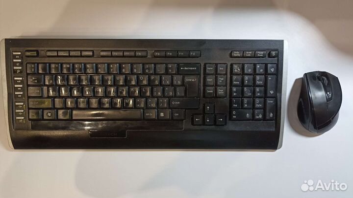 Комплект клавиатура и мышь беспровод A4tech GR-152