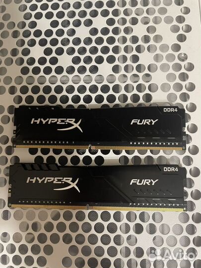 Оперативная память Kingston HyperX fury Black