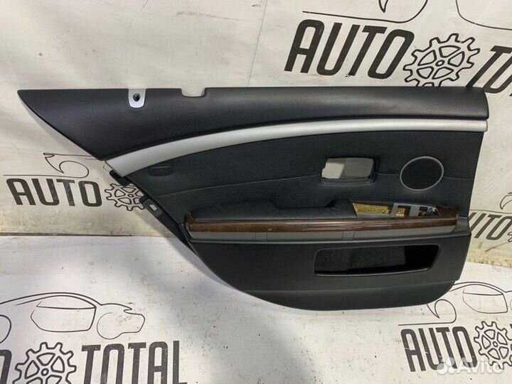 Обшивка двери задняя левая Bmw 745 E65 N62B44 2004