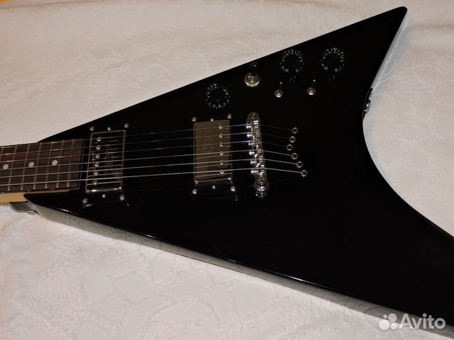 Гитара Epiphone Demon V FX Black объявление продам