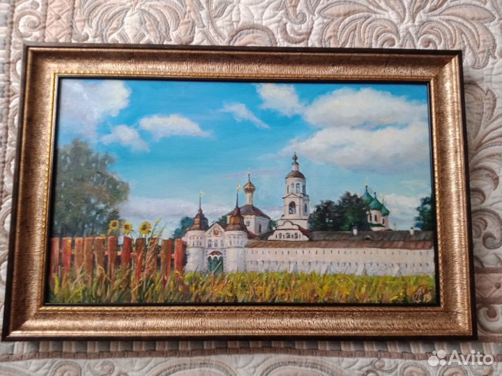 Картина Русский пейзаж маслом