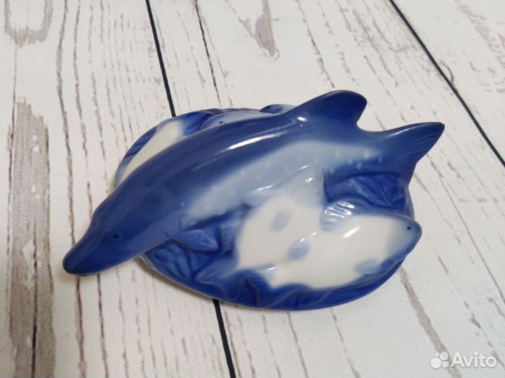 Винтажная икорница щука Пролетарий СССР