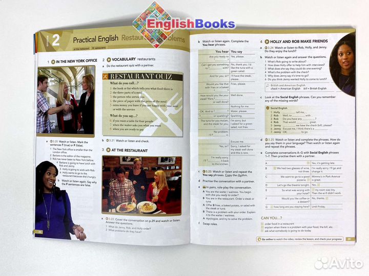 English file 4ed pre- intermediate комплект, новые