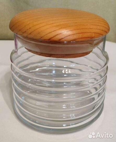 Стеклянная банка для сыпучих продуктов 0.5л