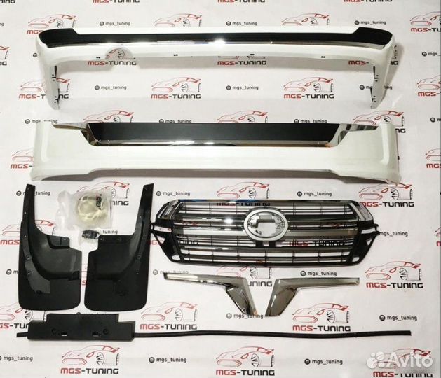 Обвес Executive Lounge на Land Cruiser 200 белый